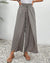 Pantalon Fluide Femme Taille Haute Imprimé Géométrique 2