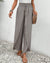 Pantalon Fluide Femme Taille Haute Imprimé Géométrique 3