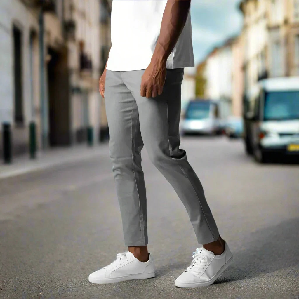 Pantalon Homme Actif Moderne avec Taille Élastique et Poches Pratiques 1