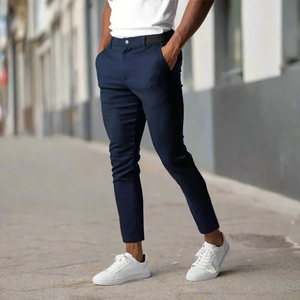 Pantalon Homme Actif Moderne avec Taille Élastique et Poches Pratiques 9