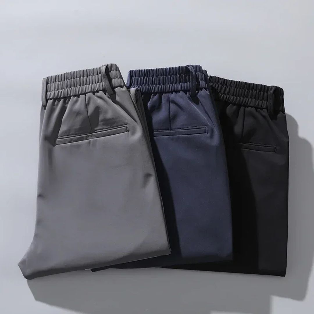 Pantalon Homme Chino Élégant en Tissu Léger et Confortable 6