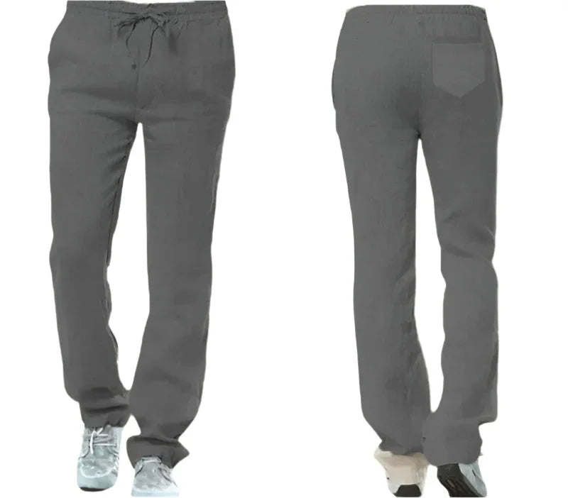 Pantalon Homme Décontracté Avec Cordon De Serrage 9