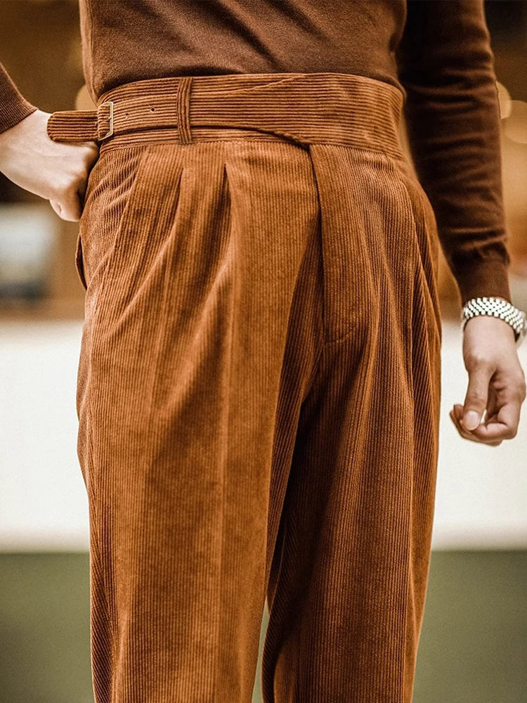 Pantalon Homme Vintage Coupe Rétro 0