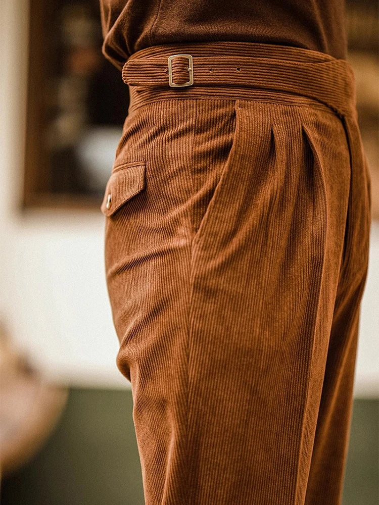 Pantalon Homme Vintage Coupe Rétro 2