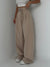 Pantalon Large Femme Taille Haute Élégant 8