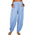 Pantalon Large Femme en Lin Coton Casual Taille Haute 4
