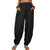 Pantalon Large Femme en Lin Coton Casual Taille Haute 5
