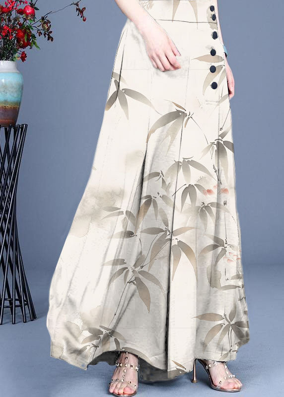 Pantalon Large à Boutons pour Femme 7