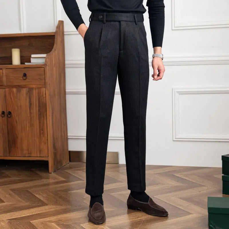 Pantalon Noir Femme Style Élégant 2