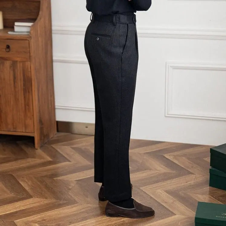 Pantalon Noir Femme Style Élégant 3