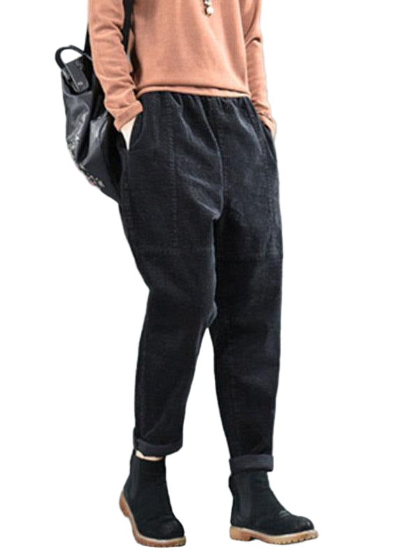 Pantalon Sarouel Automnal à Poches 0