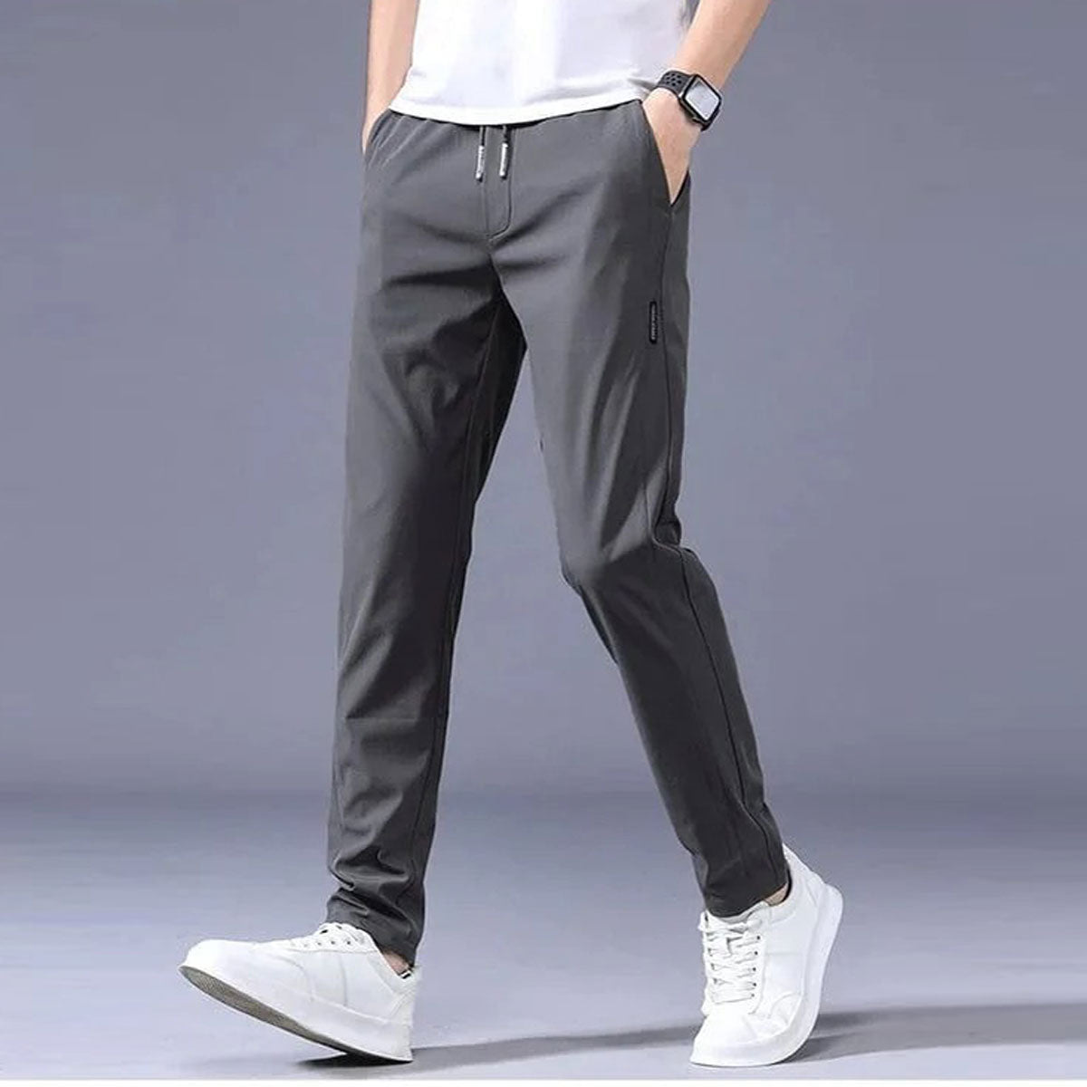 Pantalon Sportif Homme Coupe Droite Pratique 1