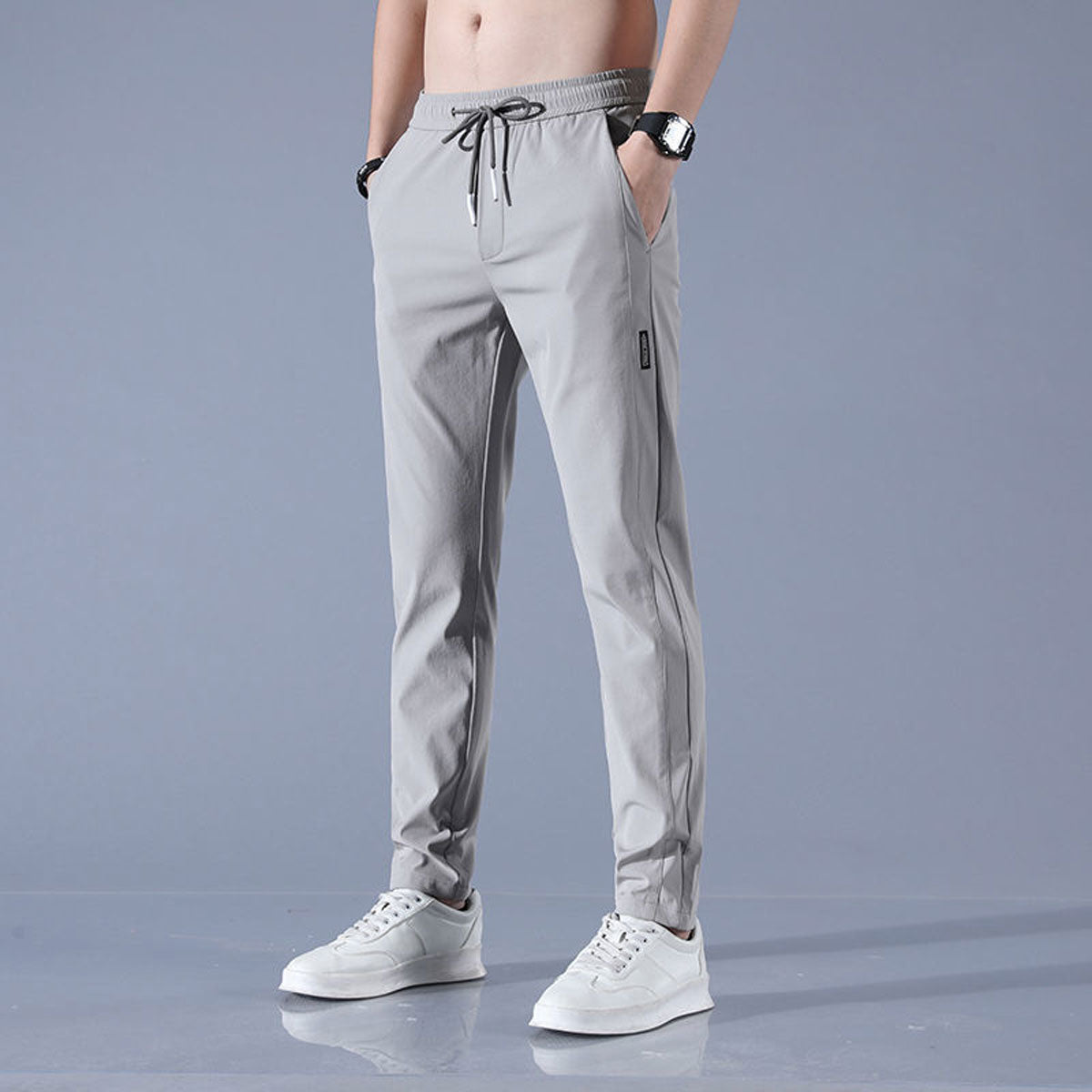 Pantalon Sportif Homme Coupe Droite Pratique 2