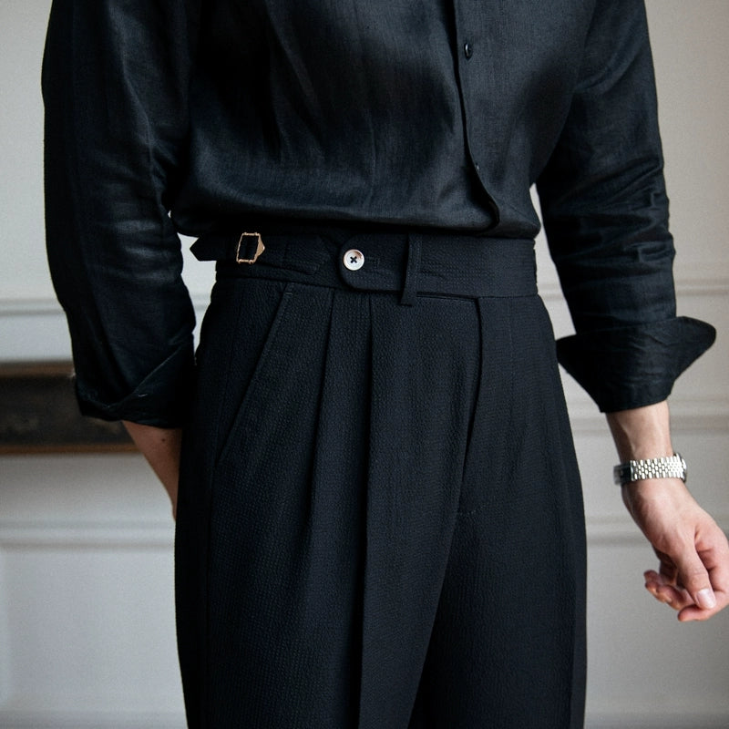 Pantalon Taille Haute Vintage pour Femme 10