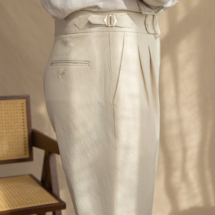 Pantalon Taille Haute Vintage pour Femme 8