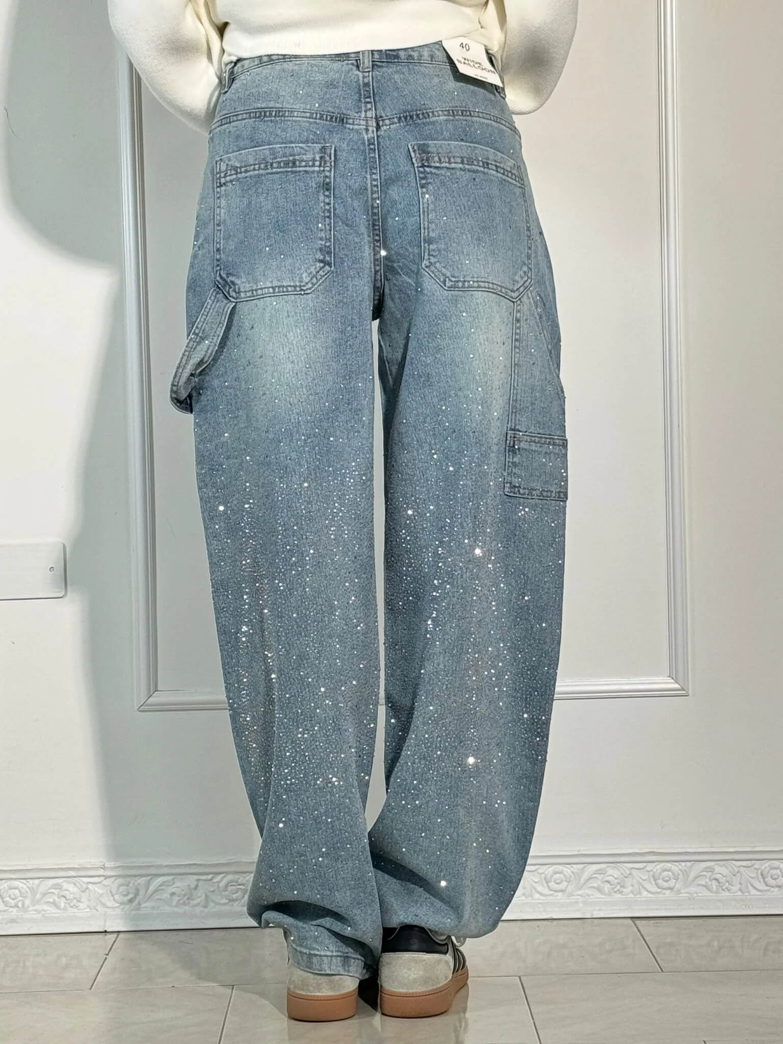 Pantalon à Jambes Larges pour Femme Printanier 5