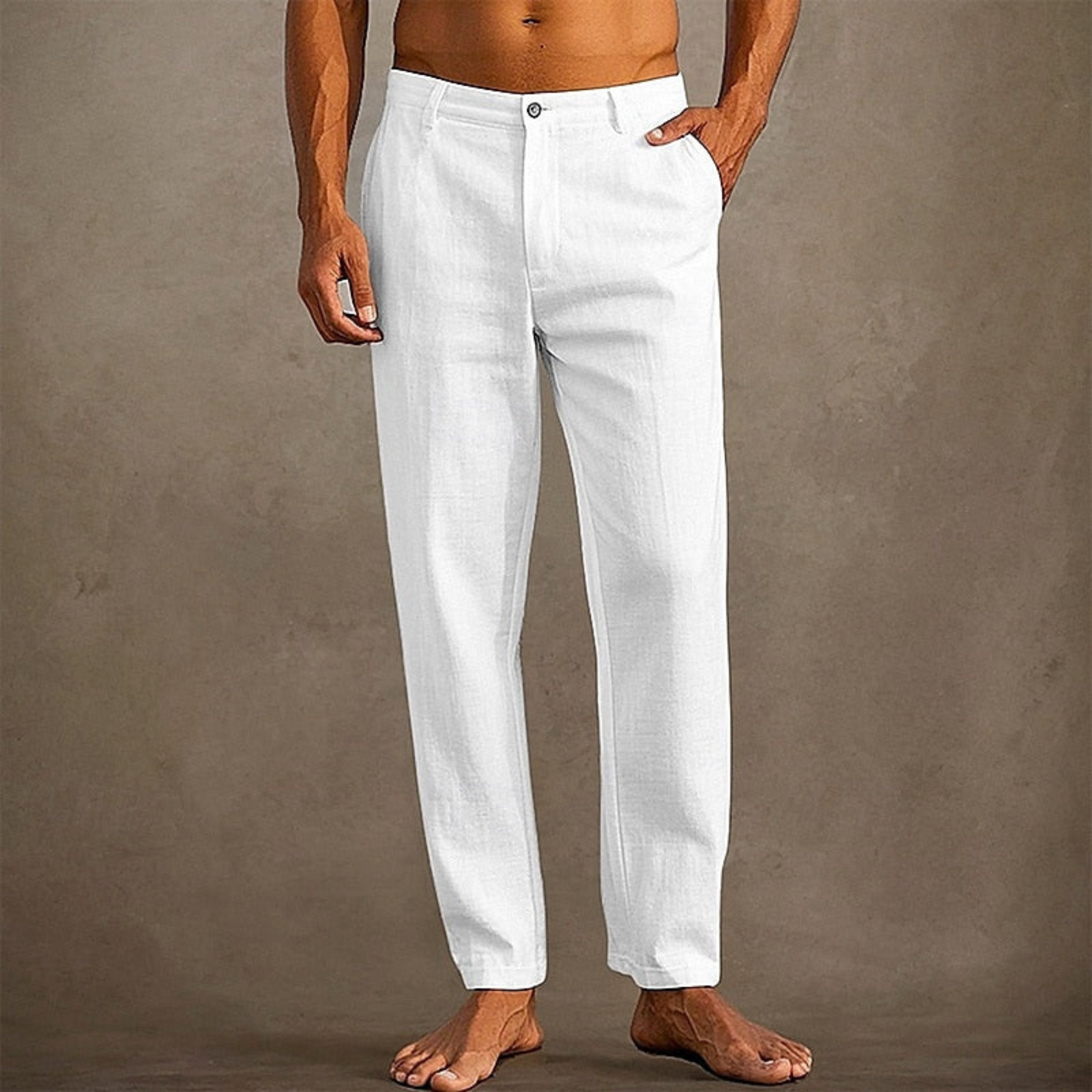 Pantalon d'Été Décontracté pour Hommes Style Classique 0