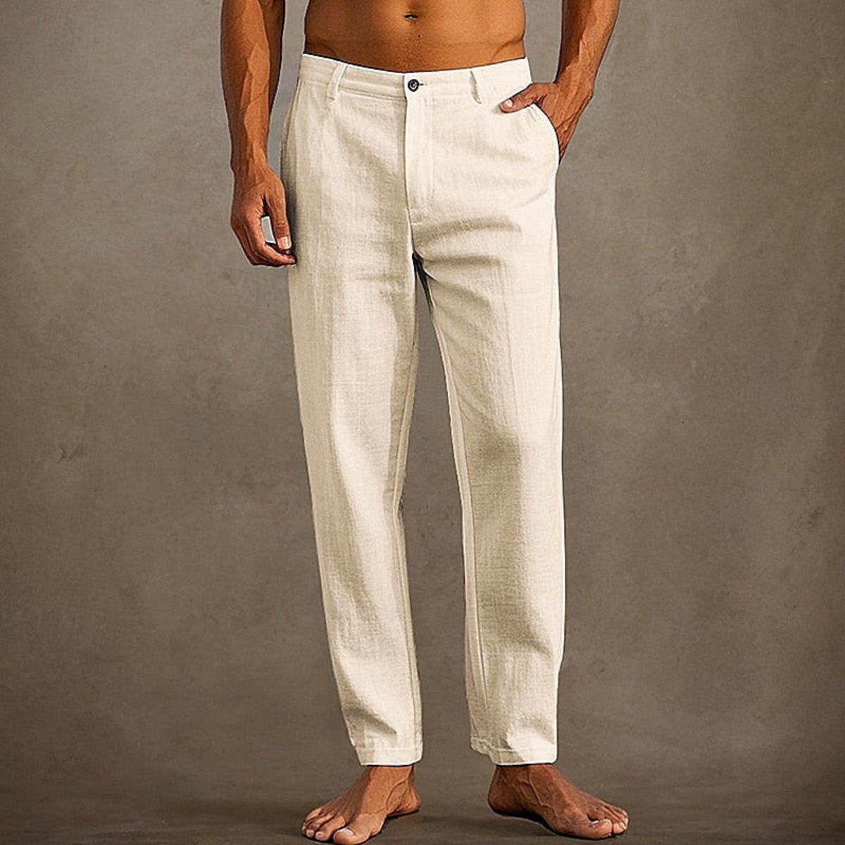 Pantalon d'Été Décontracté pour Hommes Style Classique 2