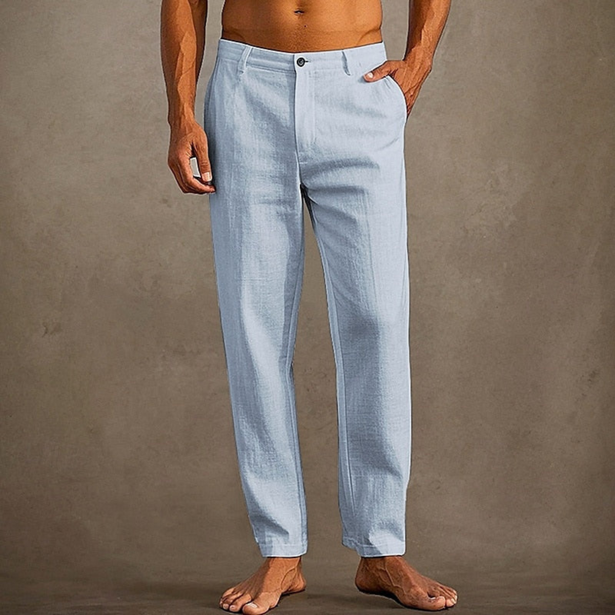 Pantalon d'Été Décontracté pour Hommes Style Classique 3