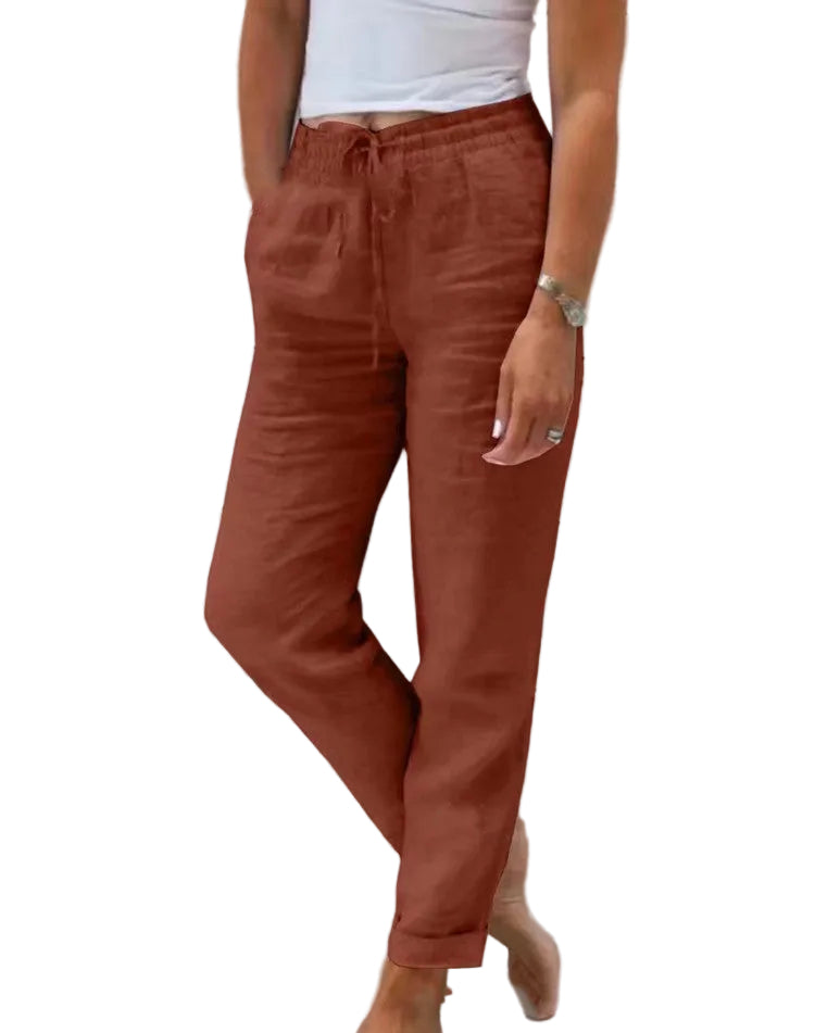 Pantalon d'été décontracté pour femmes 4