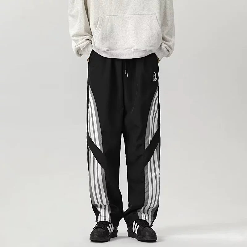 Pantalon de survêtement pour hommes à jambe large 2