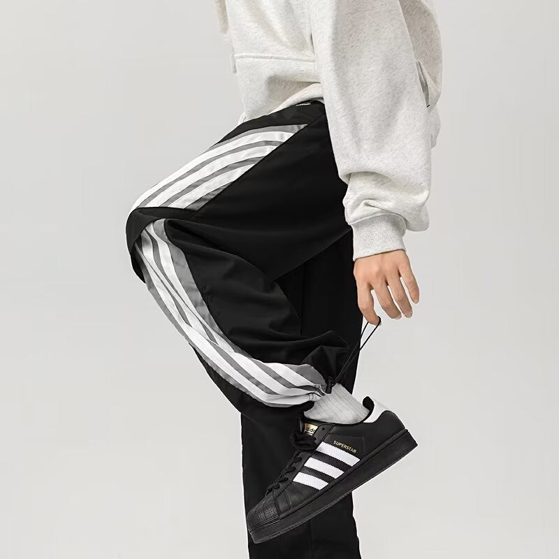 Pantalon de survêtement pour hommes à jambe large 4