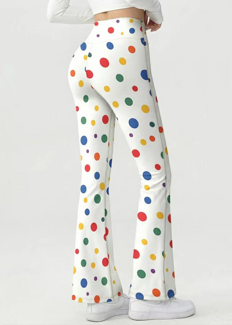 Pantalon de yoga femme taille haute effet froncé 0