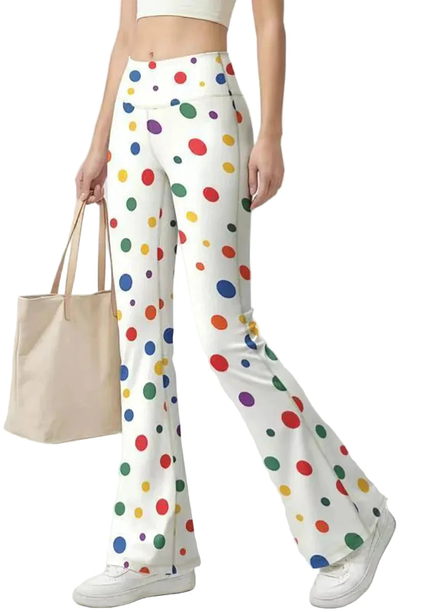 Pantalon de yoga femme taille haute effet froncé 1