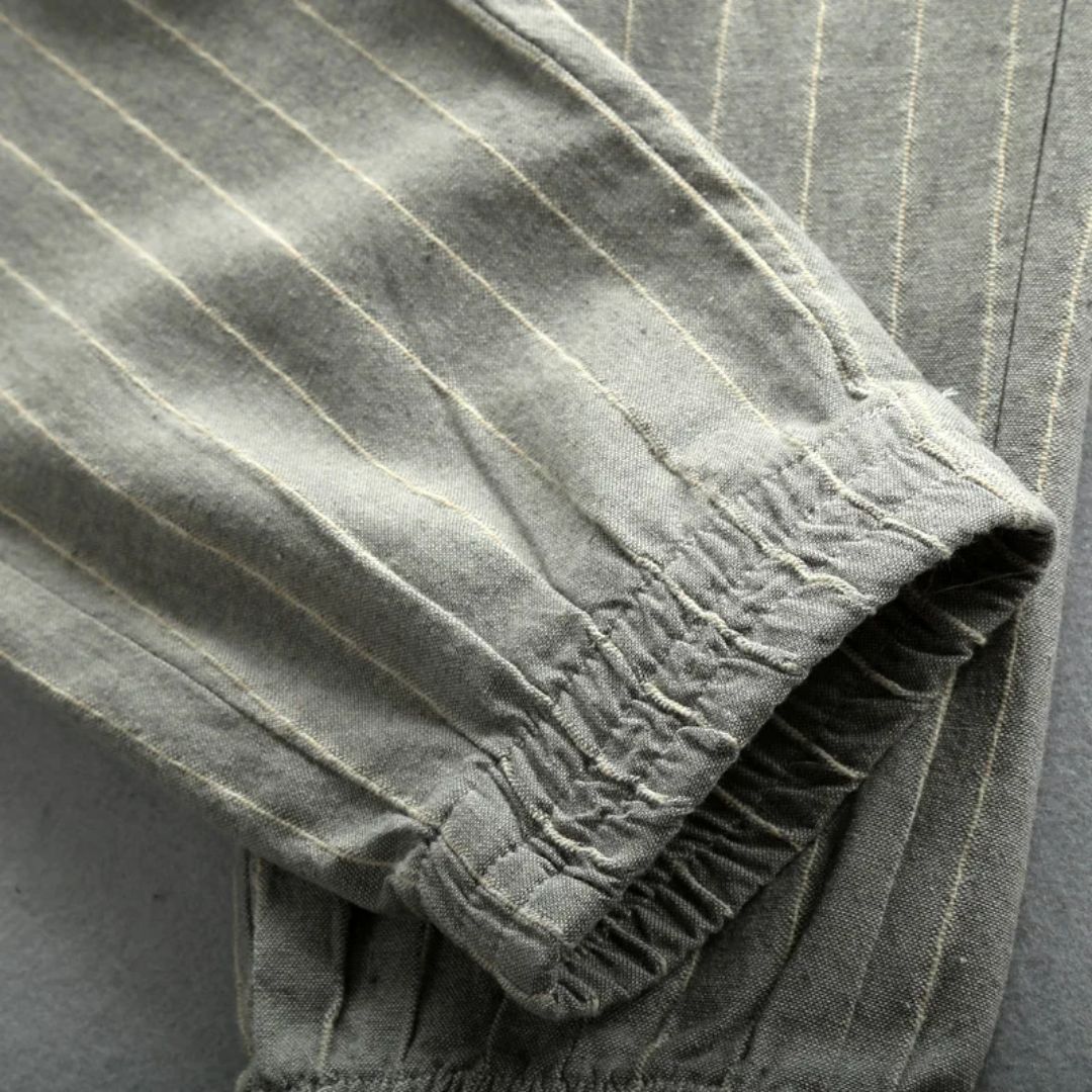 Pantalon en Lin pour Femme Style Décontracté 4