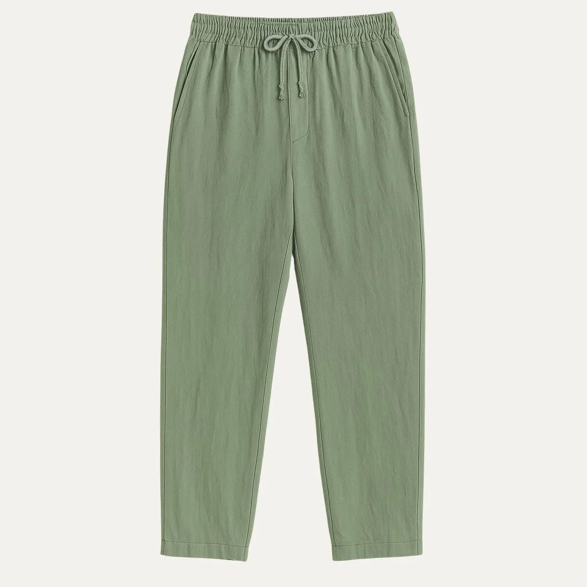 Pantalon en Lin pour Hommes Style Décontracté 2