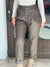 Pantalon en Similicuir à Pli Avant pour Femme 1