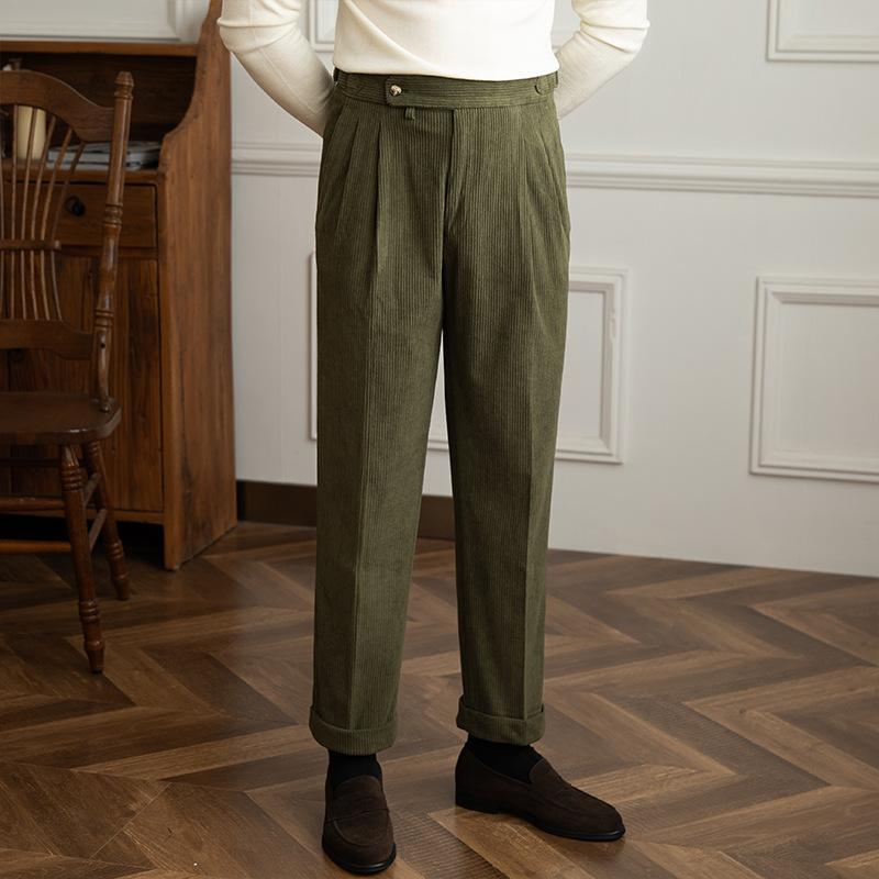 Pantalon pour Homme Coupe Droite Rétro 5