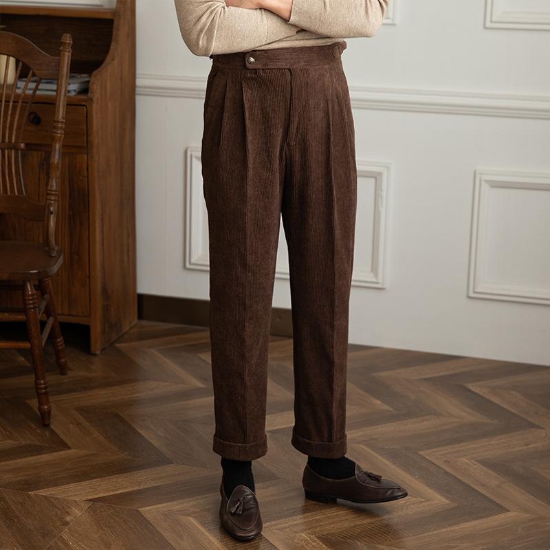 Pantalon pour Homme Coupe Droite Rétro 8