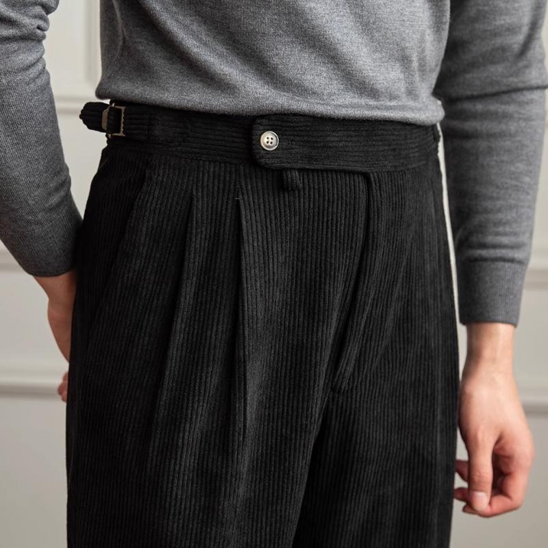 Pantalon pour Homme Coupe Droite Rétro 9