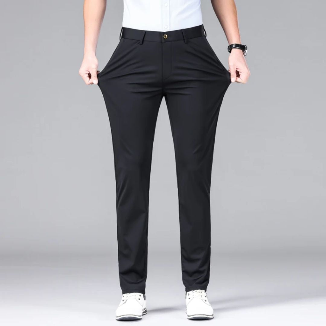 Pantalon pour Hommes Élégant en Tissu Stretch 1