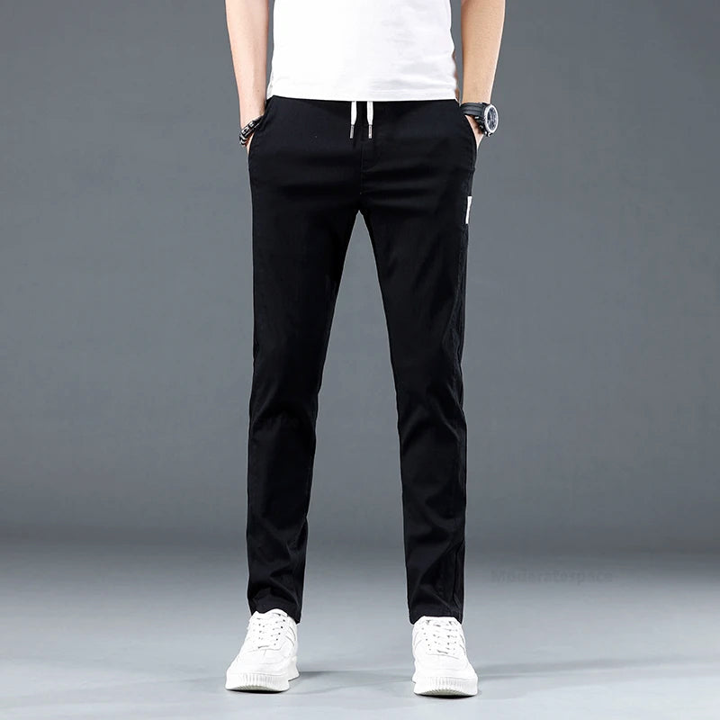 Pantalon pour hommes coupe slim moderne 5