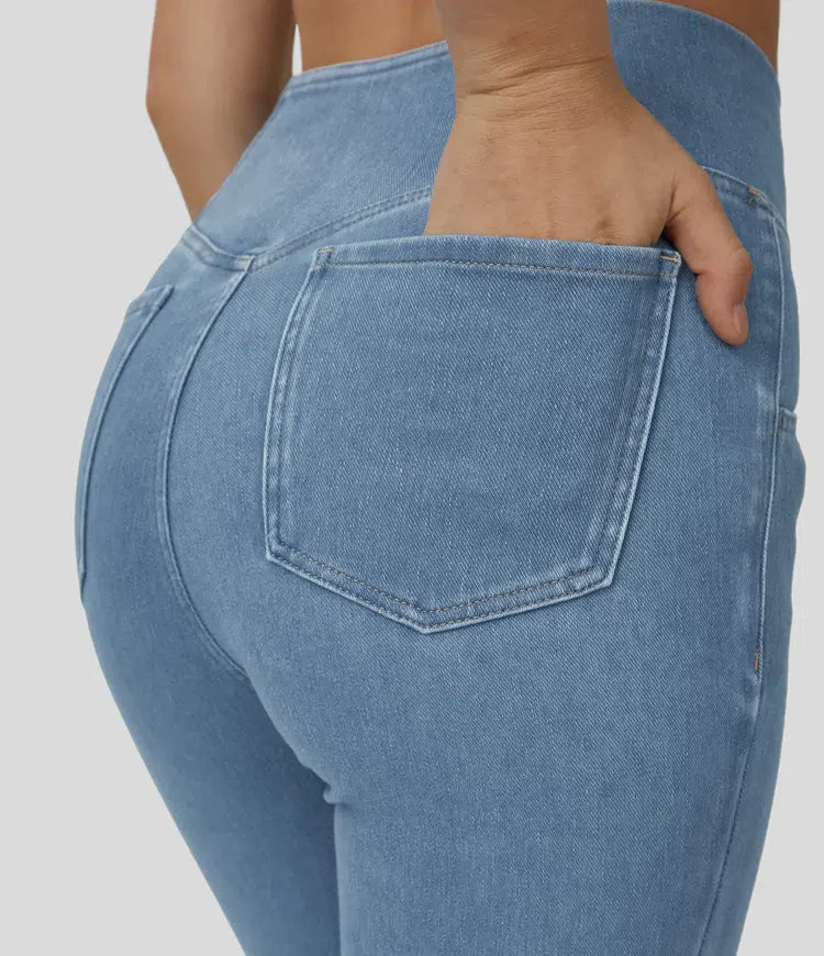 Pantalons Évasés Élastiques pour Femmes 3