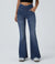 Pantalons Évasés Élastiques pour Femmes 4