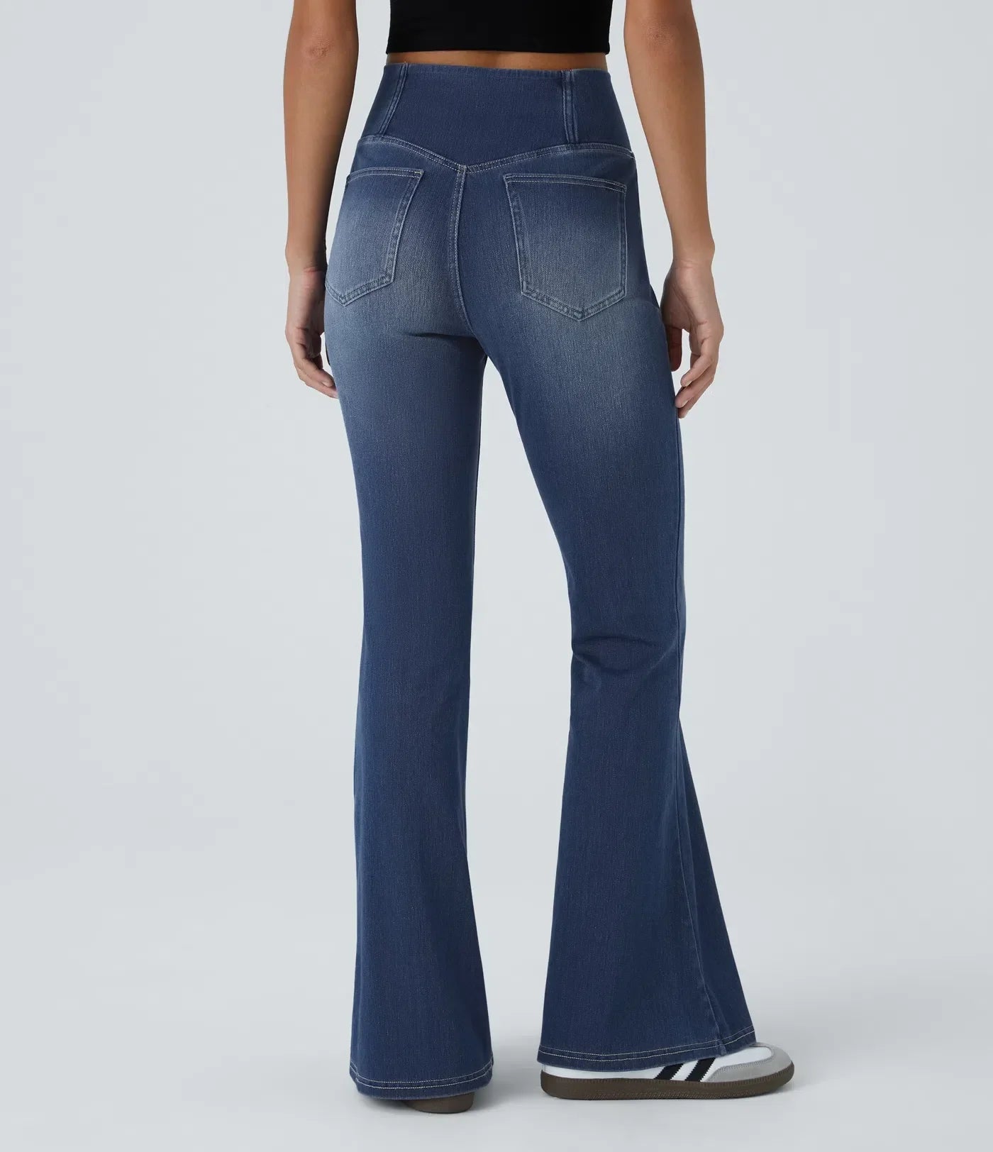 Pantalons Évasés Élastiques pour Femmes 5