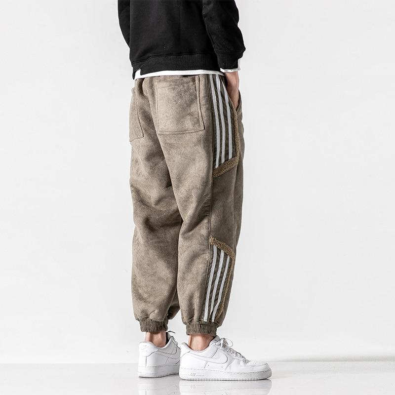 Pantalons de Jogging Homme Streetwear avec Rayures Latérales en Coton 2
