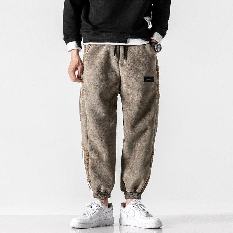 Pantalons de Jogging Homme Streetwear avec Rayures Latérales en Coton 3
