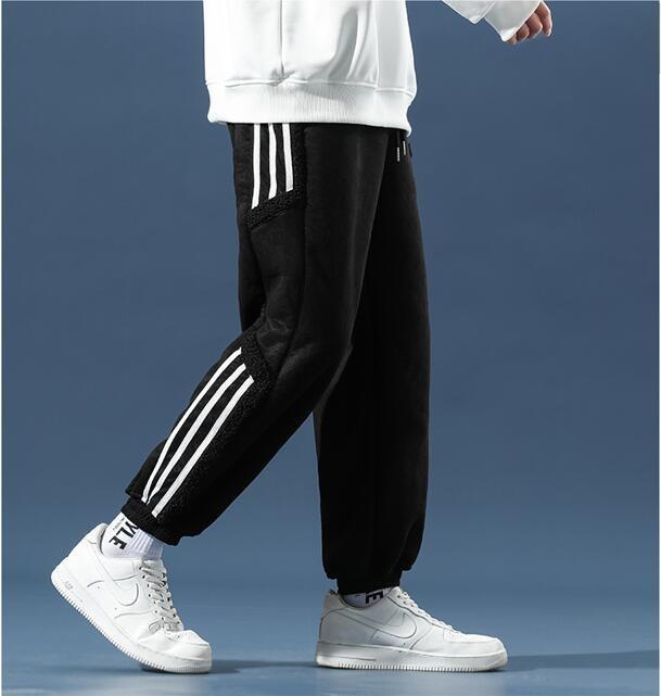 Pantalons de Jogging Homme Streetwear avec Rayures Latérales en Coton 5