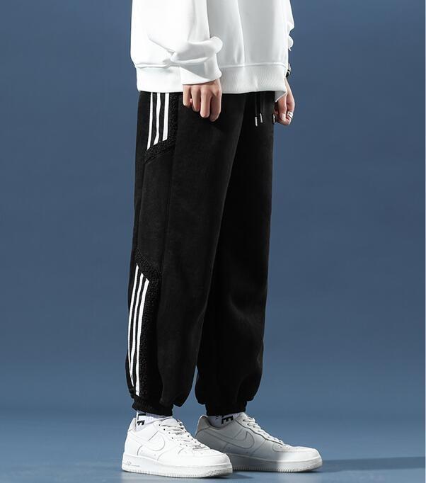 Pantalons de Jogging Homme Streetwear avec Rayures Latérales en Coton 6