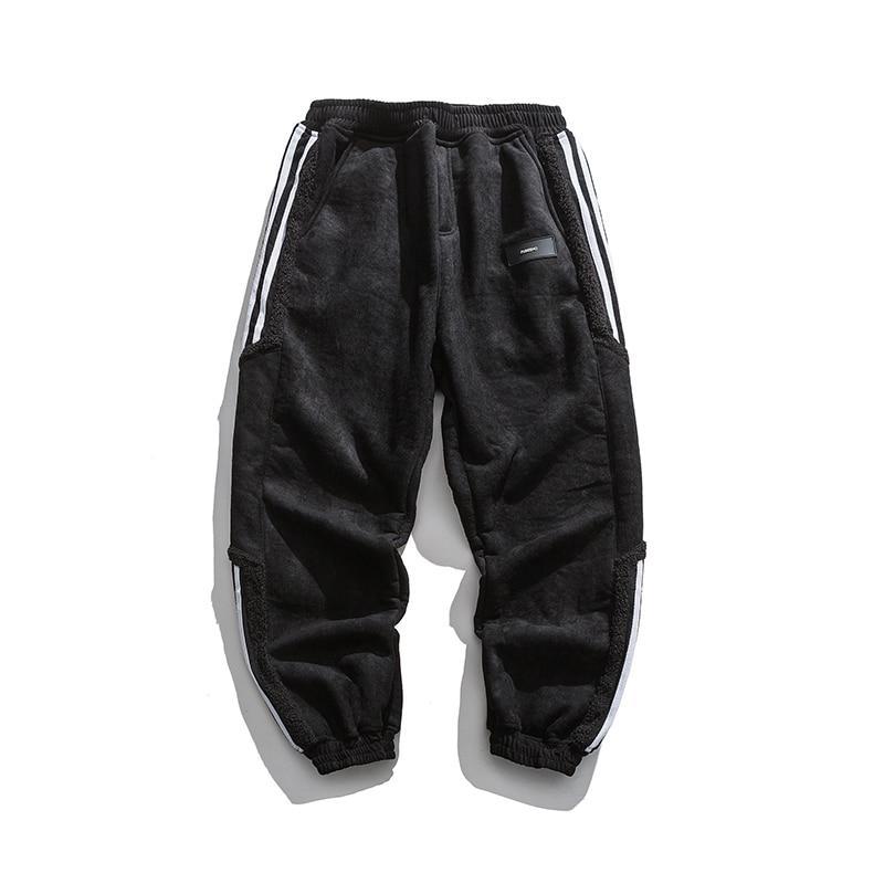 Pantalons de Jogging Homme Streetwear avec Rayures Latérales en Coton 7