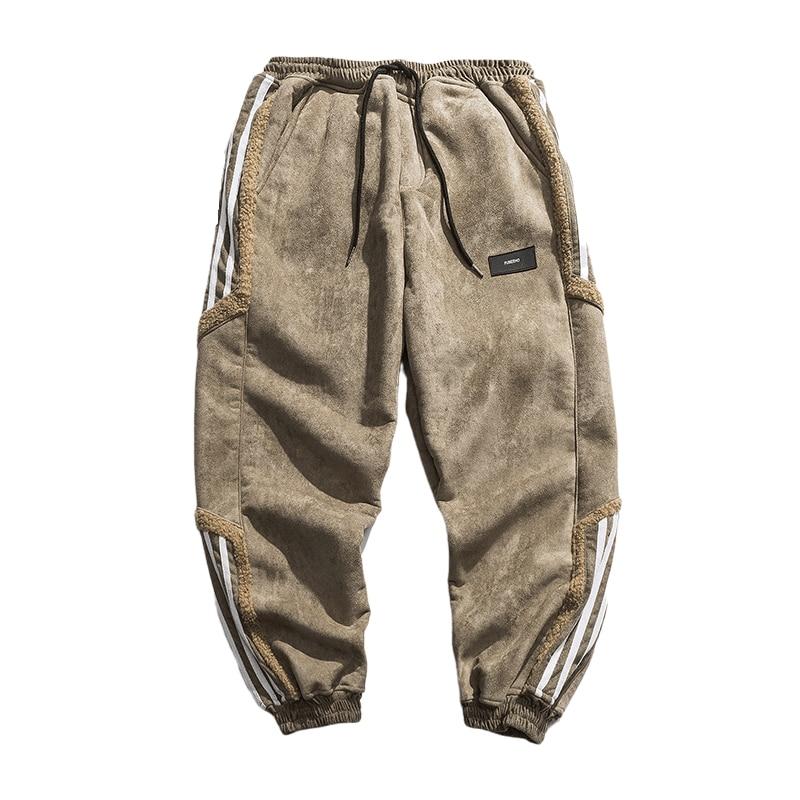 Pantalons de Jogging Homme Streetwear avec Rayures Latérales en Coton 8