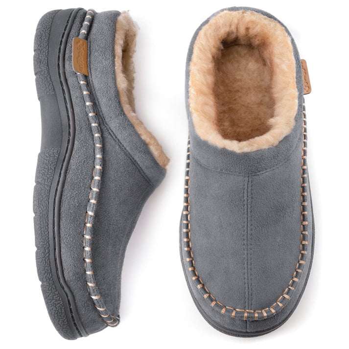 Pantoufles pour Hommes Confortables en Tissu Doux