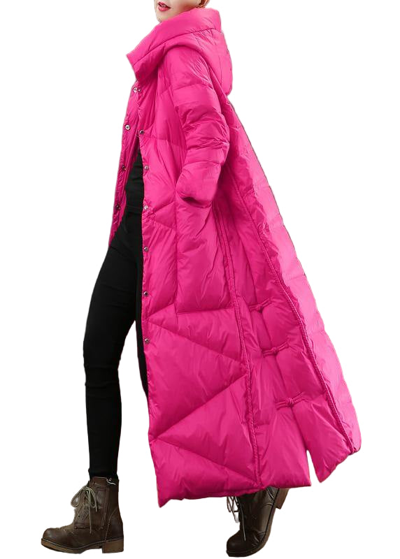 Parka Femme à Capuche Ample avec Boutonnage 0