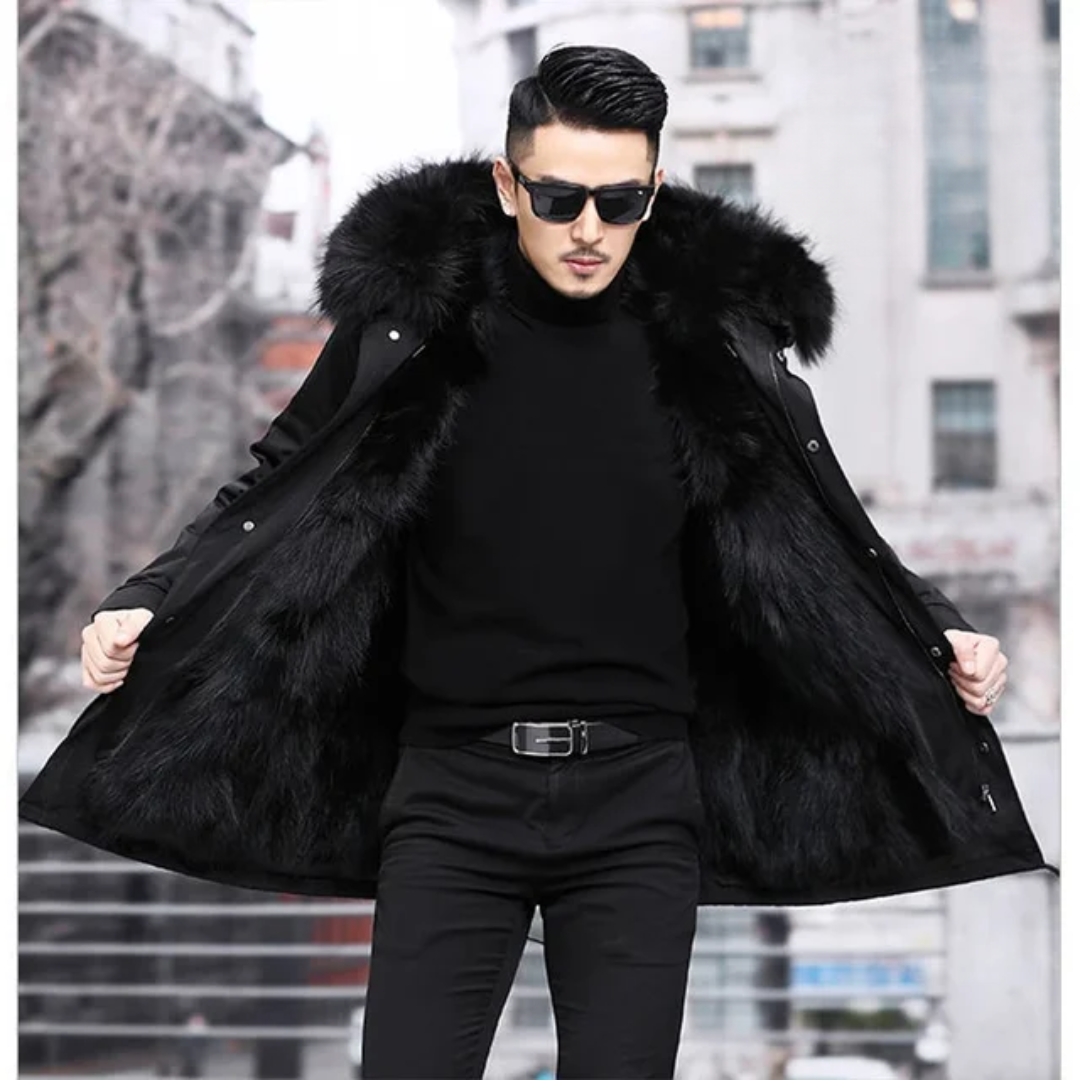 Parka Homme Hiver avec Capuche et Poches Pratiques 4