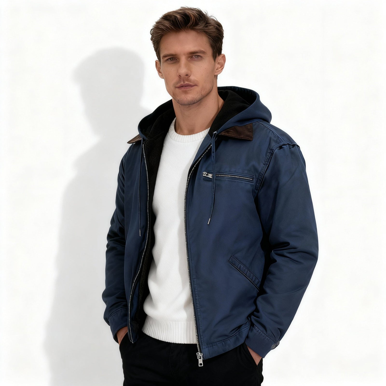 Parka d'Hiver pour Hommes Moderne 4