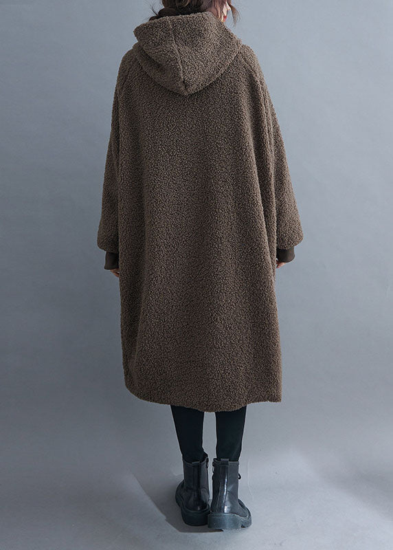 Parka d'hiver à manches longues avec capuche et poches 4